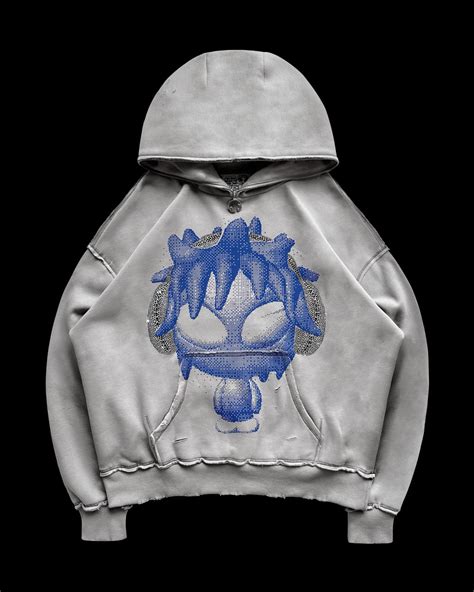 Stay on Point with the Digi Mascot Zip Hoodie in Smoke Grey